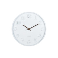Nástenné hodiny Karlsson Calma KA6041WH (30 cm) - biele